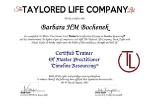 Trainer certificate